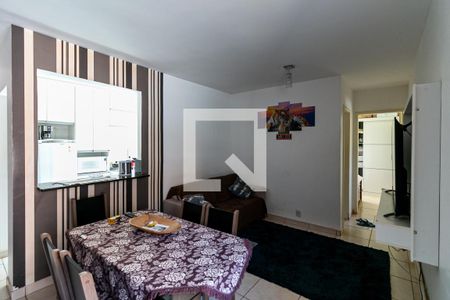 Sala  de apartamento à venda com 2 quartos, 56m² em Buritis, Belo Horizonte