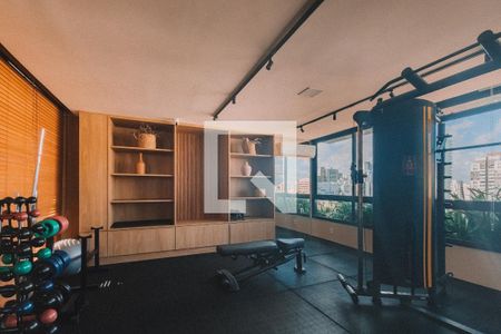 Apartamento para alugar com 35m², 1 quarto e 1 vaga Apartamento para alugar com 35m², 1 quarto e 1 vagaAcademia