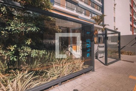 Apartamento para alugar com 35m², 1 quarto e 1 vaga Apartamento para alugar com 35m², 1 quarto e 1 vagaFachada e portaria