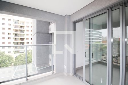 Varanda  de apartamento à venda com 1 quarto, 51m² em Indianópolis, São Paulo