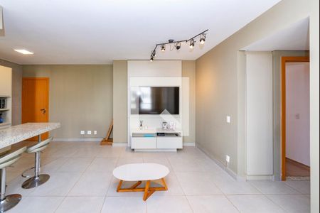 Sala de apartamento à venda com 2 quartos, 68m² em Vila da Serra, Nova Lima