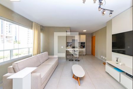 Sala de apartamento à venda com 2 quartos, 68m² em Vila da Serra, Nova Lima