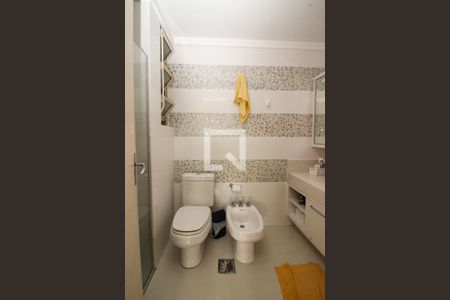 Banheiro da Suíte de apartamento à venda com 3 quartos, 102m² em Santa Tereza, Porto Alegre