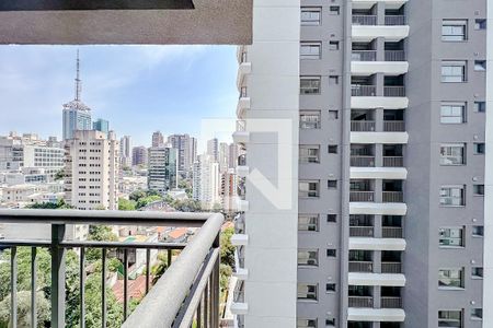 vista da Sala/Quarto de kitnet/studio para alugar com 1 quarto, 21m² em Paraíso, São Paulo