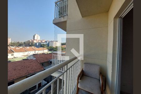 Varanda da Sala de apartamento à venda com 2 quartos, 55m² em Jardim Ubirajara, São Paulo