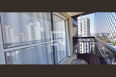 Varanda Sala de apartamento à venda com 3 quartos, 93m² em Vila Bastos, Santo André