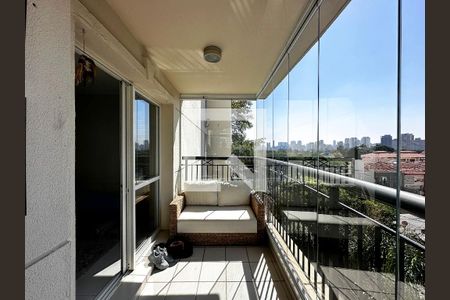 Sacada de apartamento à venda com 2 quartos, 70m² em Brooklin, São Paulo