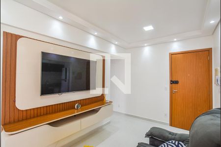 Sala de apartamento à venda com 1 quarto, 40m² em Vila Assunção, Santo André