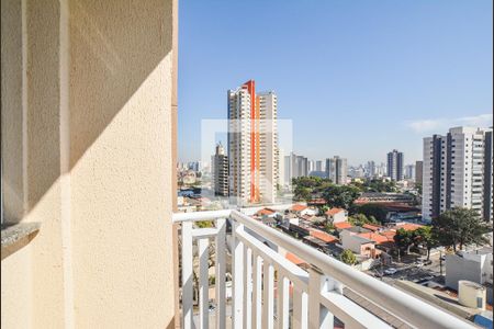 Vista da Sacada de apartamento à venda com 1 quarto, 40m² em Vila Assunção, Santo André