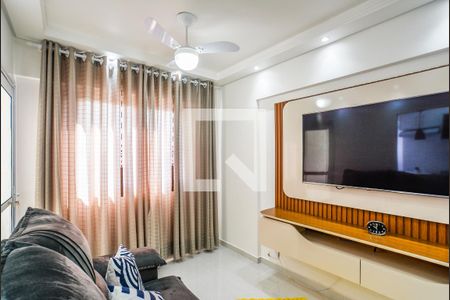 Sala de apartamento à venda com 1 quarto, 40m² em Vila Assunção, Santo André