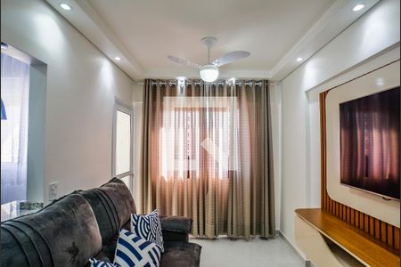 Sala de apartamento à venda com 1 quarto, 40m² em Vila Assunção, Santo André