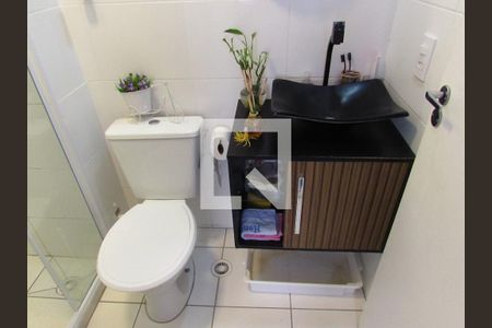 Banheiro de apartamento para alugar com 1 quarto, 24m² em Panamby, São Paulo