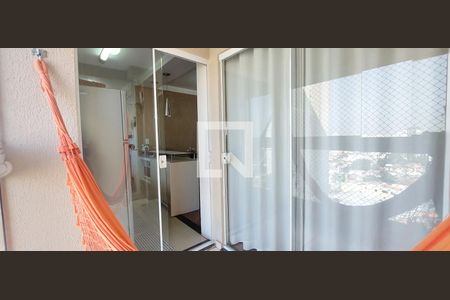 Varanda Sala de apartamento à venda com 2 quartos, 52m² em Vila Eldizia, Santo André