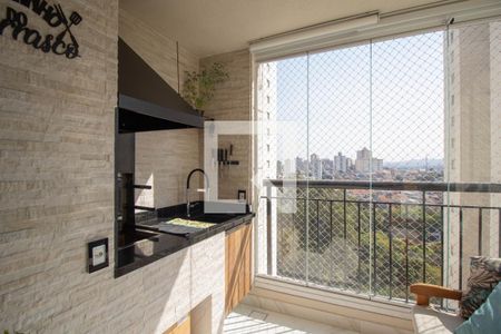 Varanda gourmet de apartamento para alugar com 3 quartos, 81m² em Vila Amélia, São Paulo