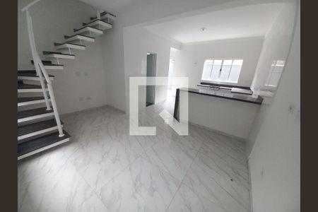 Sala de casa para alugar com 2 quartos, 60m² em Esplanada dos Barreiros, São Vicente