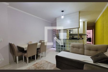 Sala de apartamento à venda com 2 quartos, 54m² em Vila Guarará, Santo André