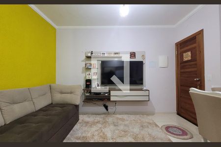 Sala de apartamento à venda com 2 quartos, 54m² em Vila Guarará, Santo André