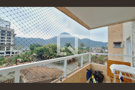 Varanda da Sala de apartamento para alugar com 2 quartos, 60m² em Canto do Forte, Praia Grande