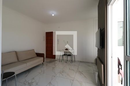 Sala de apartamento à venda com 2 quartos, 58m² em Vila Eldízia, Santo André