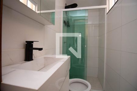 Banheiro Social de apartamento para alugar com 1 quarto, 34m² em Setor Habitacional Vicente Pires, Brasília