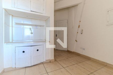 Cozinha de kitnet/studio para alugar com 1 quarto, 24m² em Santa Ifigênia, São Paulo