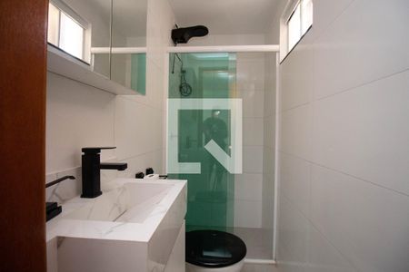 Banheiro Social de apartamento para alugar com 1 quarto, 34m² em Setor Habitacional Vicente Pires, Brasília