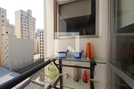 Varanda da Sala de kitnet/studio para alugar com 1 quarto, 54m² em Centro, Campinas