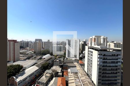 Vista da Varanda Sala/Quarto de kitnet/studio para alugar com 1 quarto, 27m² em Mirandópolis, São Paulo