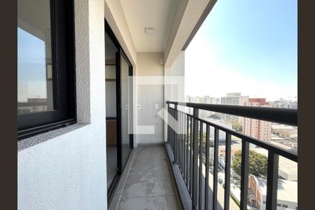 Varanda Sala/Quarto de kitnet/studio à venda com 1 quarto, 27m² em Mirandópolis, São Paulo