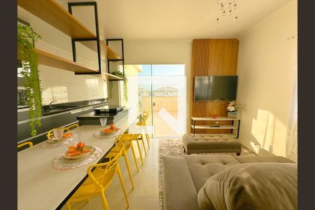 Sala de TV de apartamento para alugar com 1 quarto, 91m² em Ingleses do Rio Vermelho, Florianópolis