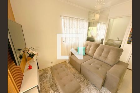 Sala de TV de apartamento para alugar com 1 quarto, 91m² em Ingleses do Rio Vermelho, Florianópolis