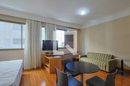 Quarto 1 de apartamento para alugar com 1 quarto, 39m² em Lourdes, Belo Horizonte