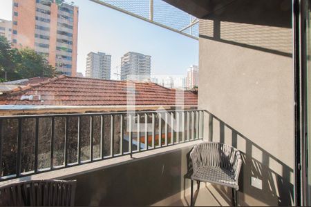 Varanda de kitnet/studio para alugar com 1 quarto, 34m² em Pinheiros, São Paulo