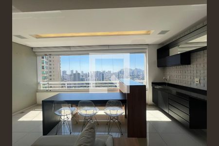 Sala/Cozinha de apartamento à venda com 3 quartos, 100m² em Vila da Serra, Nova Lima