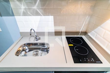 Cozinha de apartamento à venda com 1 quarto, 24m² em Butantã, São Paulo