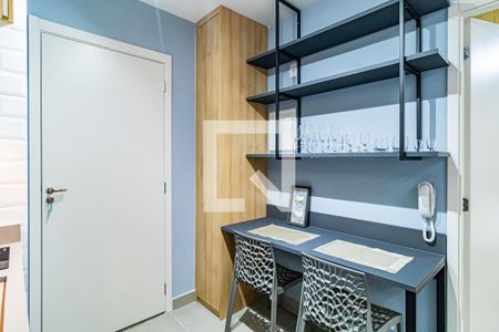 Cozinha de apartamento à venda com 1 quarto, 24m² em Butantã, São Paulo