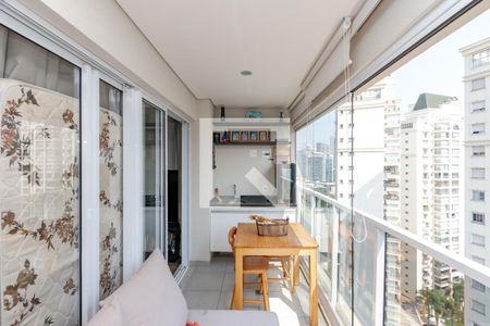 Varanda de apartamento à venda com 1 quarto, 50m² em Vila Gertrudes, São Paulo