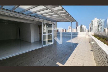 Varanda da Sala de apartamento para alugar com 2 quartos, 255m² em Campo Grande, Santos