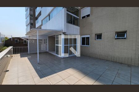 Varanda da Sala de apartamento para alugar com 2 quartos, 255m² em Campo Grande, Santos