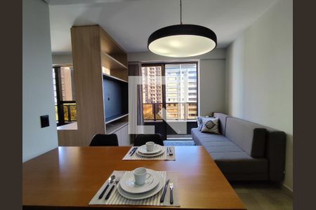 Sala de apartamento para alugar com 1 quarto, 52m² em Lourdes, Belo Horizonte