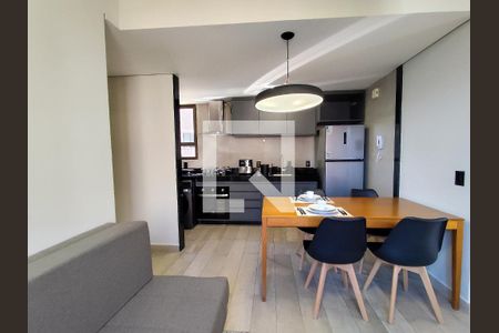 Sala de apartamento para alugar com 1 quarto, 52m² em Lourdes, Belo Horizonte