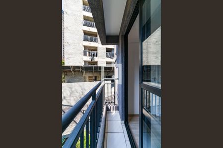 Varanda Studio de apartamento à venda com 1 quarto, 28m² em Cidade Jardim, São Paulo