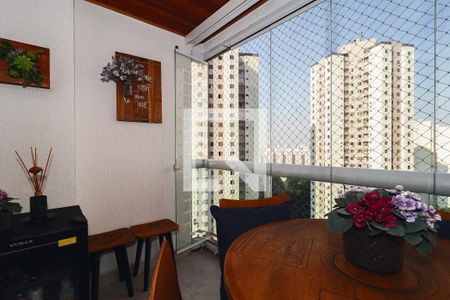 Varanda da Sala de apartamento à venda com 3 quartos, 110m² em Jardim Maria Rosa, Taboão da Serra