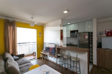 Sala de apartamento à venda com 2 quartos, 56m² em Vila Praia, São Paulo