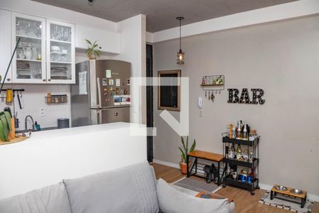 Sala de apartamento para alugar com 2 quartos, 45m² em Piraporinha, Diadema