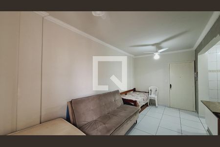 Sala / Quarto de kitnet/studio para alugar com 1 quarto, 30m² em Guilhermina, Praia Grande