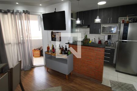 Sala / Cozinha de apartamento à venda com 2 quartos, 46m² em Vila Bela Vista (zona Norte), São Paulo