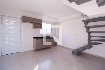 Sala/Cozinha de apartamento para alugar com 1 quarto, 35m² em Mooca, São Paulo