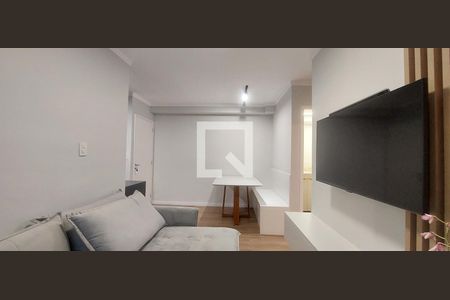 Sala de apartamento para alugar com 2 quartos, 47m² em Vila Valparaíso, Santo André