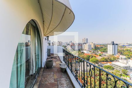 Varanda de apartamento à venda com 4 quartos, 416m² em Santo Amaro, São Paulo